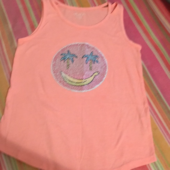 Girls 2 sided sequence top - Picture 5 of 6